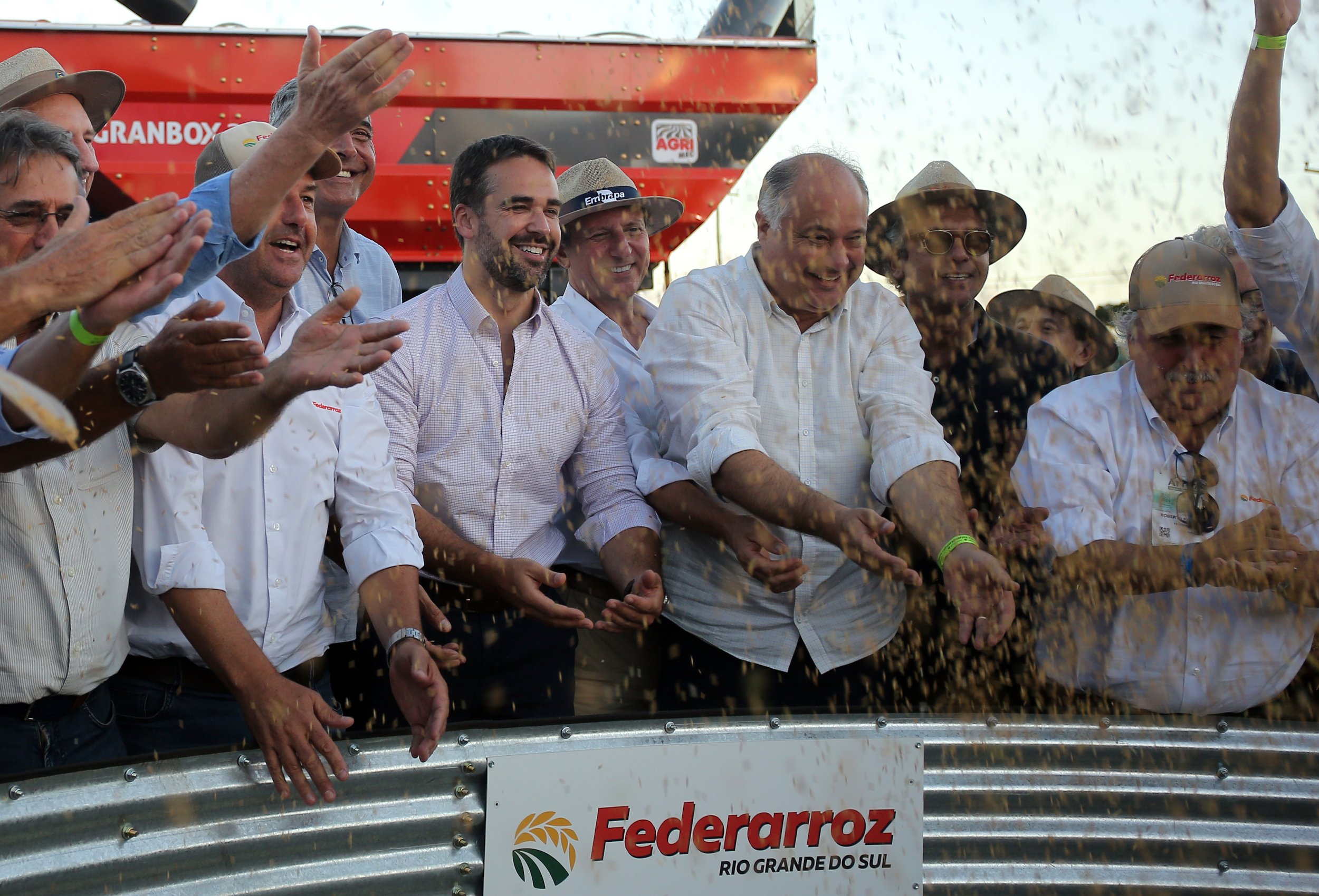 Abertura da Colheita do Arroz Credito Paulo Rossi Divulgacao