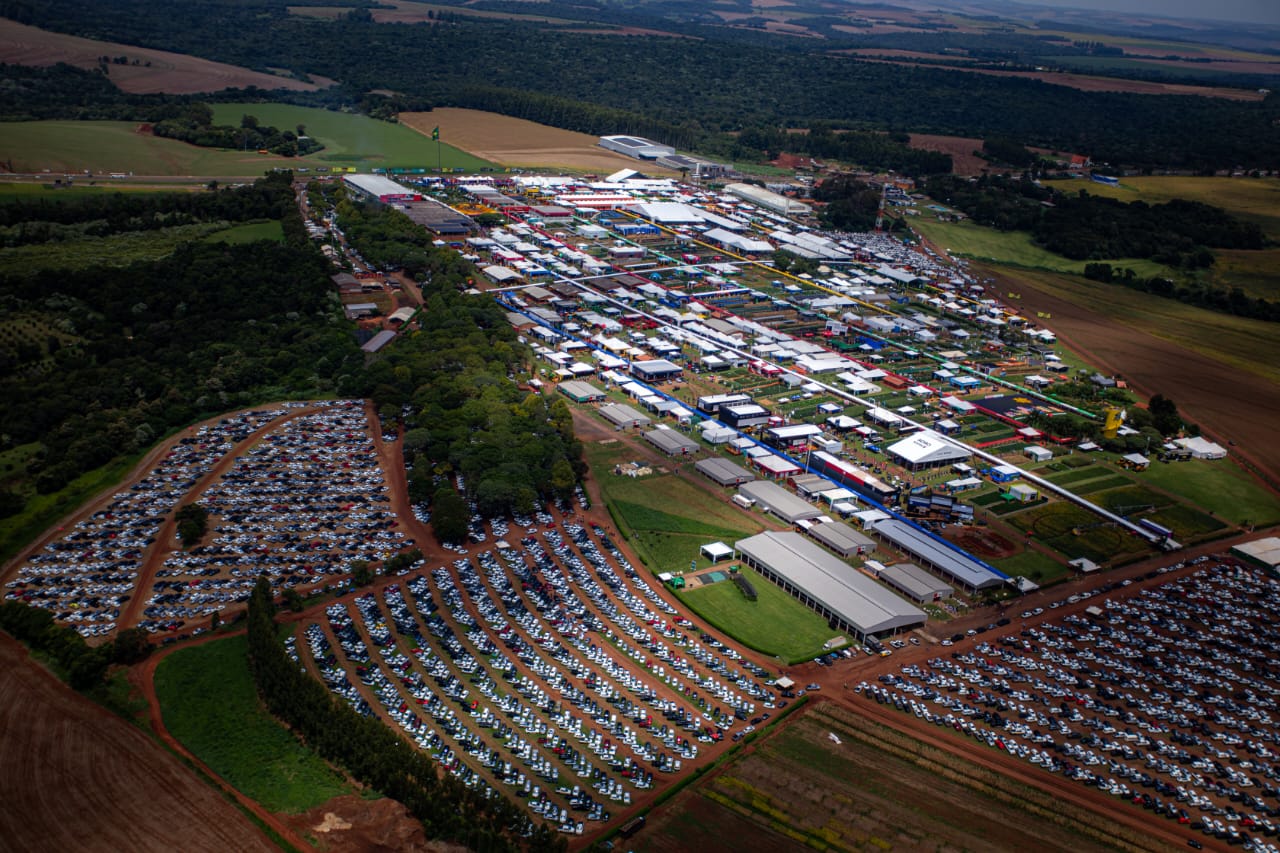 Show Rural Coopavel vista de cima