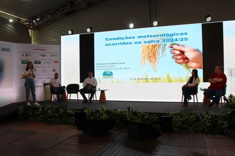 Imagem da 35ª Abertura Oficial da Colheita do Arroz e Grãos em Terras Baixas, em Capão do Leão.