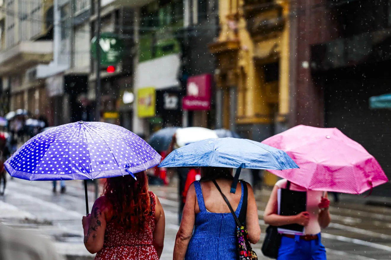 Chuvas no estado.